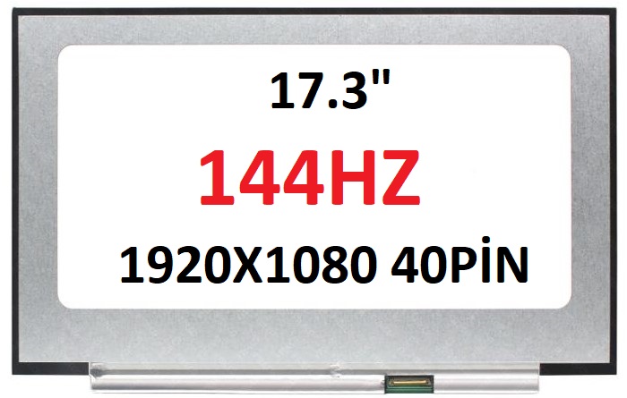 NV173FHM-N4A 17.3'' Slim Led 40pin 144HZ Ekran | Laptop Ekranları
