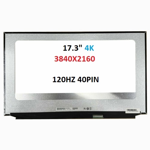 B173ZAN03.3 40 PİN 3840X2160 120HZ IPS EKRAN