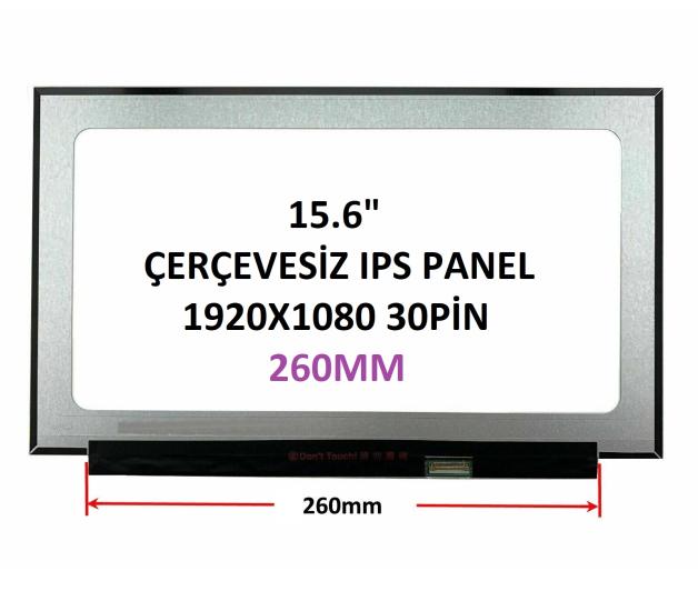 B156HTN06.2 15.6’’ Slim Led 30Pin 1920x1080 IPS Çerçevesiz 260mm